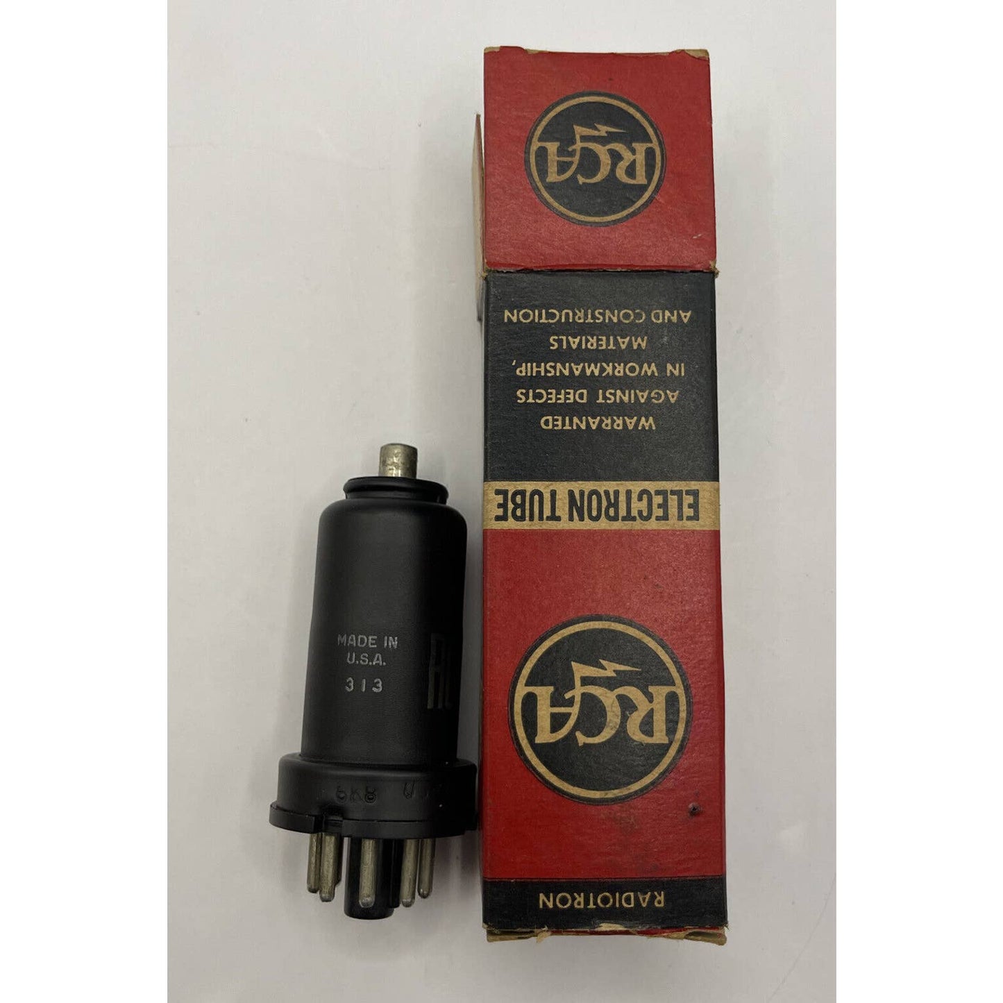 Vintage RCA Electron/ Vacuum Tube 6K8 w/ Box TESTED With Photos!