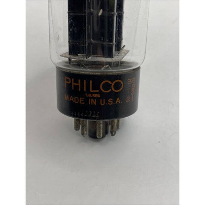 5U4GB Philco (GE) full-wave rectifier radio tube, Black Plates - Tested Good!!