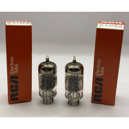 2 Pack RCA 6GH8 A VACUUM TUBES Amplifier - Ham Radio - Valve - Tested W Photos!