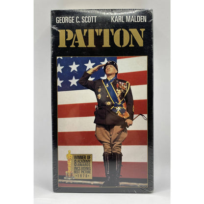 PATTON George C. Scott VHS Karl Malden NEW Sealed - Vintage