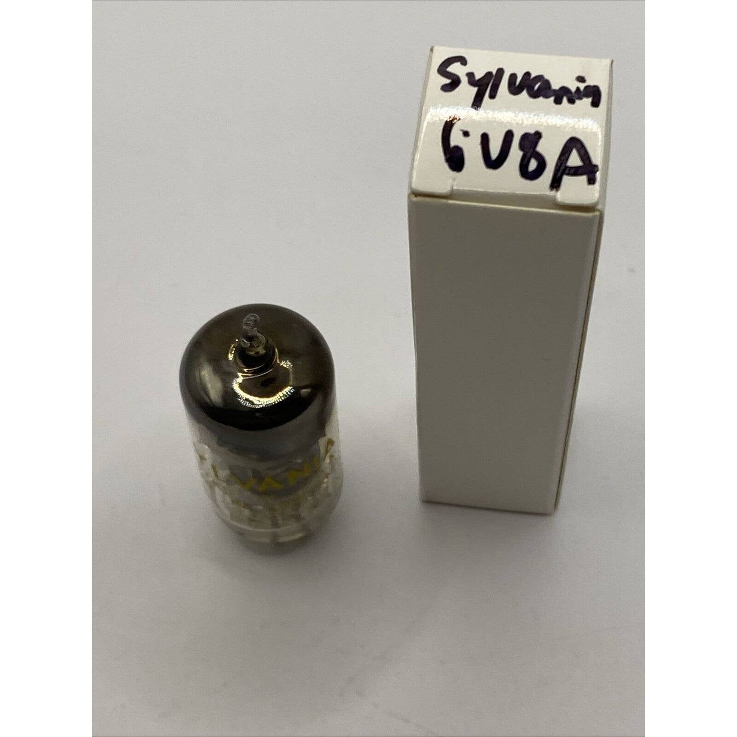 SYLVANIA 6U8A 6AX8 6KD8 Vacuum Tube Amp Valve made in england - Tested W Photos!