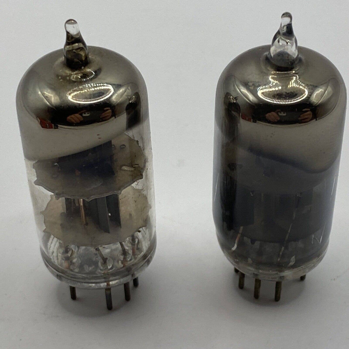 2 - RCA 6AT8A Vacuum Tubes - Valves Amplifier Amp Ham Radio Tested With Photos!