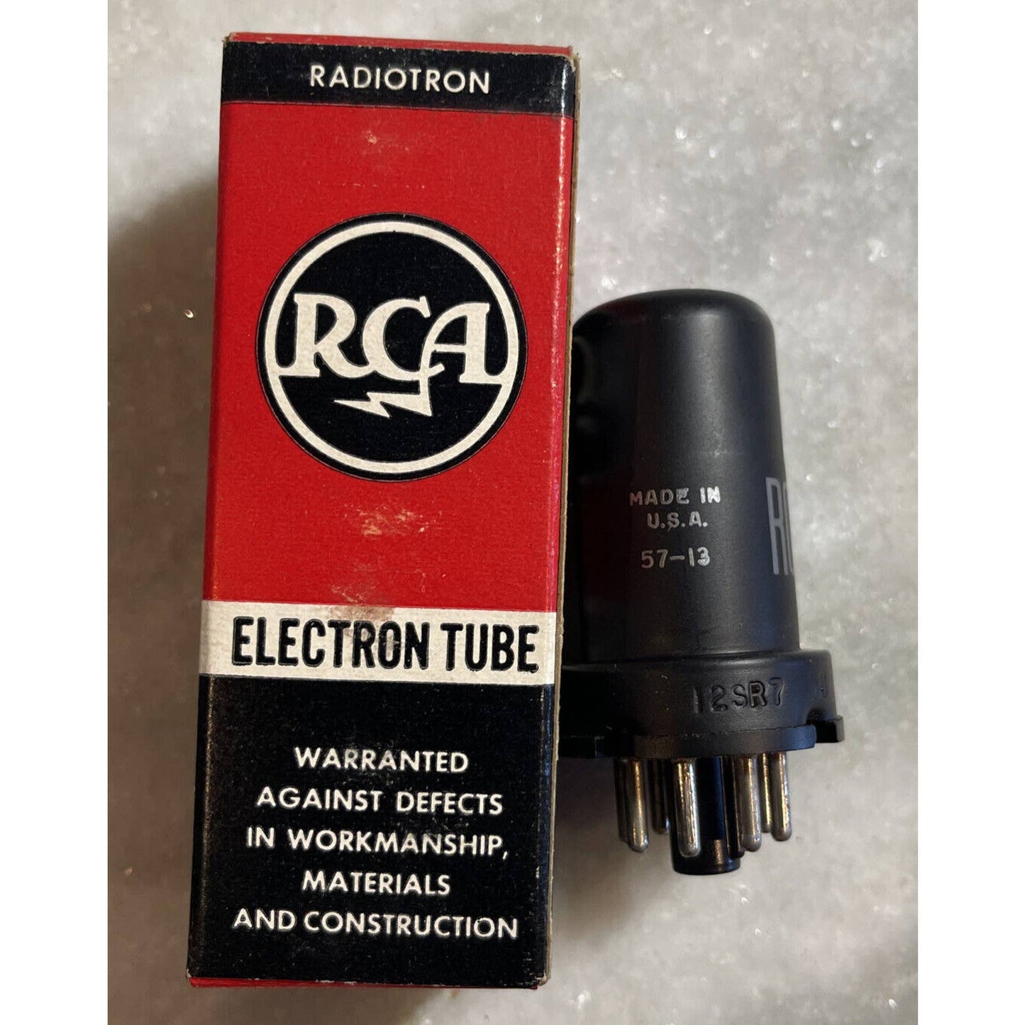 RCA TV RADIO ELECTRON TUBES 12SW7 NOS Amplifier Radio Valve