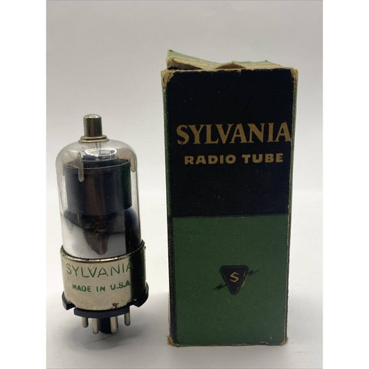 Vintage Sylvania 1P5GT/ CV728 Pentode RF/IF Amplifier Radio Valve Tube NOS